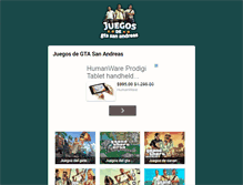 Tablet Screenshot of juegosdegtasanandreas.com
