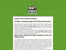 Tablet Screenshot of juegosdegtasanandreas.net